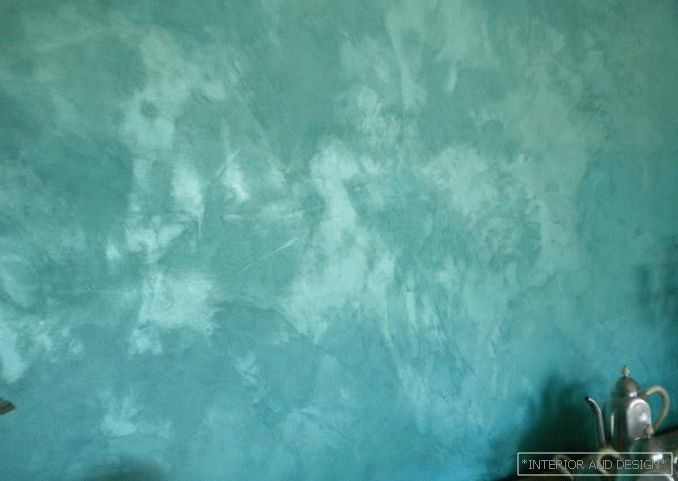 Liquid wallpaper in the living room and bedroom 4